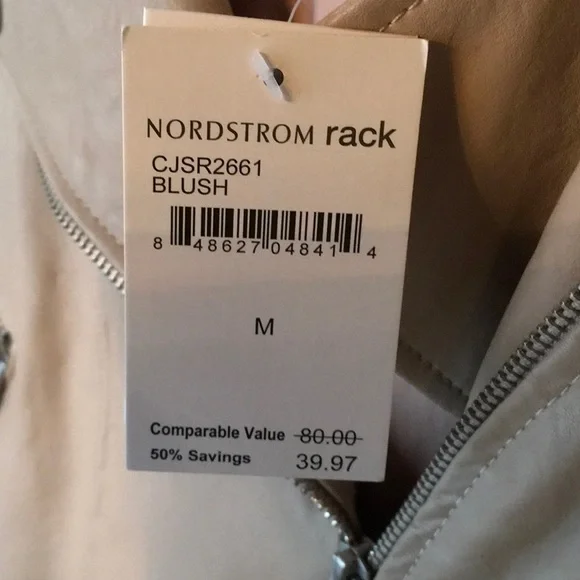 NWT Elodie Neutral Vegan Jacket - Picture 6 of 6